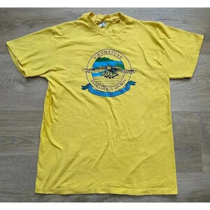 Rare Vintage 80s U.C Santa Cruz Intramural Sports Champion T-Shirt Made in USA